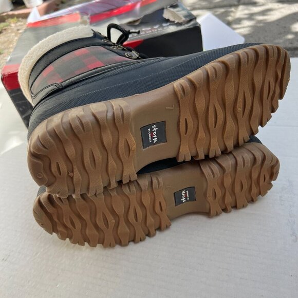 Cougar Waterproof Lace Up Winter Boot Women 7 Medium Carlisle Red Plaid - Picture 7 of 13